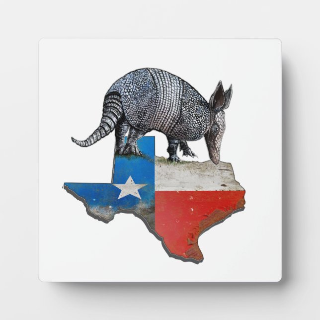 Texas Armadillo Plaque (Front)