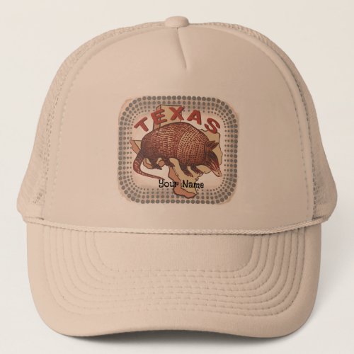 Texas Armadillo Trucker Hat