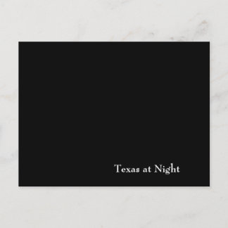 Texas at Night Postcard