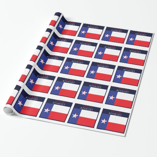 Texas Atheist Wrapping Paper