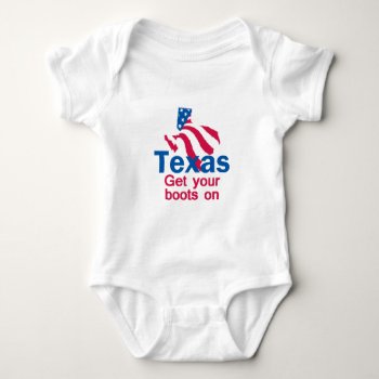 Texas Baby Bodysuit by samappleby at Zazzle
