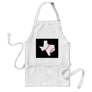 Texas Baseball State funny Texas Baseball  Adult Apron