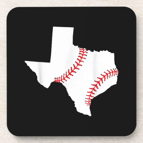 Texas Baseball State funny Texas Baseball  Beverage Coaster