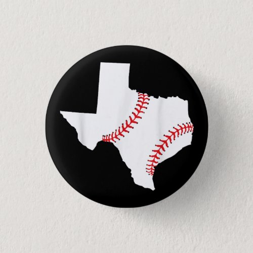 Texas Baseball State funny Texas Baseball  Button