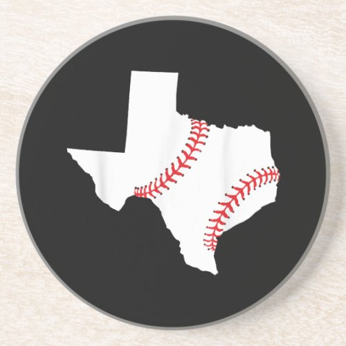 Texas Baseball State funny Texas Baseball  Coaster