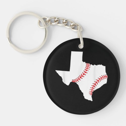 Texas Baseball State funny Texas Baseball  Keychain