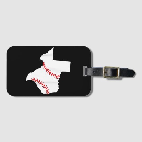 Texas Baseball State funny Texas Baseball  Luggage Tag