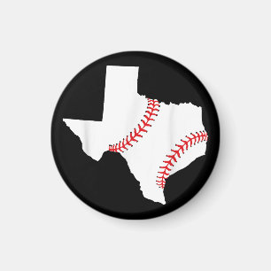 Texas Baseball State funny Texas Baseball Magnet