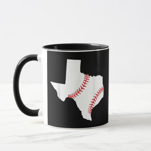 Texas Baseball State funny Texas Baseball  Mug