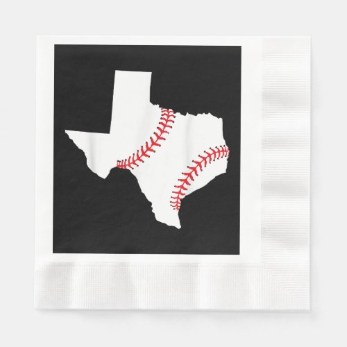 Texas Baseball State funny Texas Baseball  Napkins