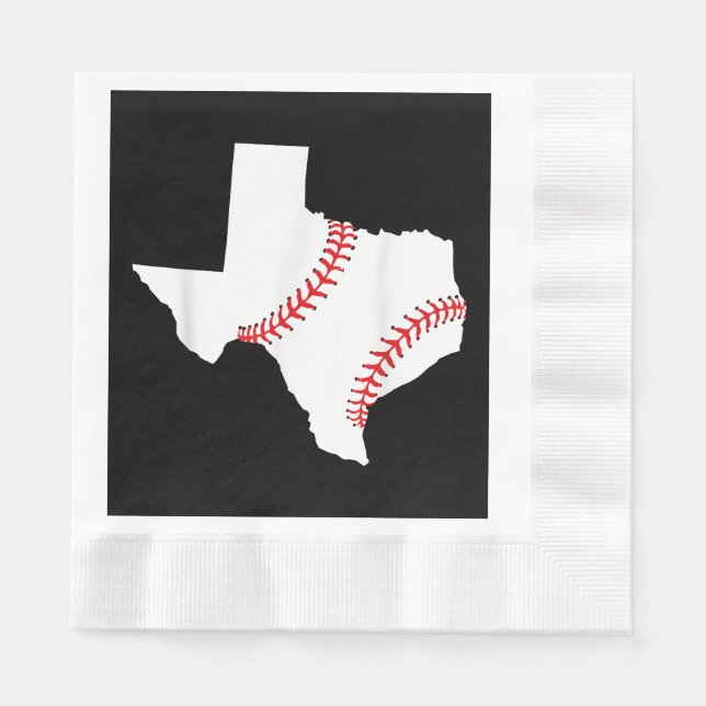 Texas Baseball State funny Texas Baseball  Napkins (Front)