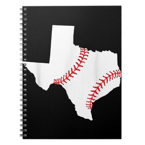 Texas Baseball State funny Texas Baseball  Notebook
