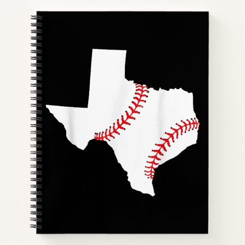 Texas Baseball State funny Texas Baseball  Notebook