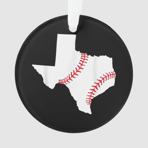 Texas Baseball State funny Texas Baseball  Ornament