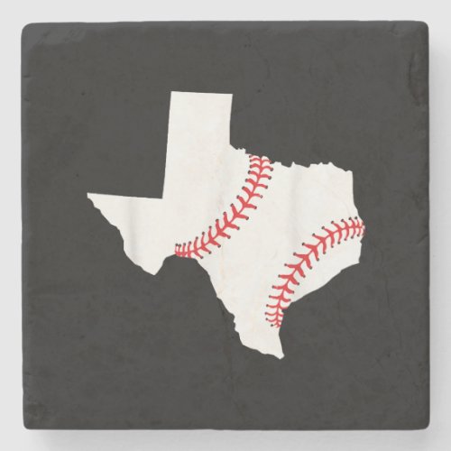 Texas Baseball State funny Texas Baseball  Stone Coaster