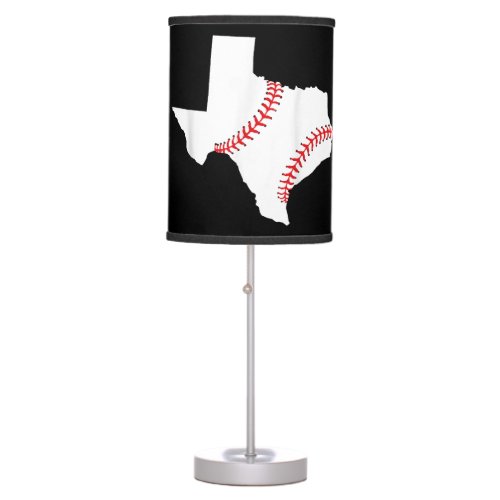 Texas Baseball State funny Texas Baseball  Table Lamp