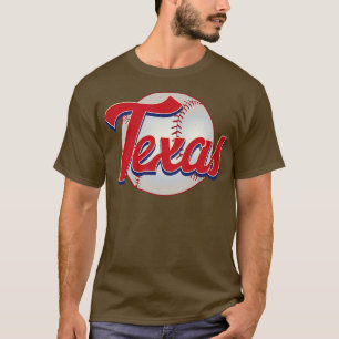 Texas Baseball Vintage Baseball Team Gift T-Shirt