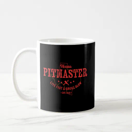 Texas Bbq Pitmaster For Meat Smoking Grilling Barb Coffee Mug