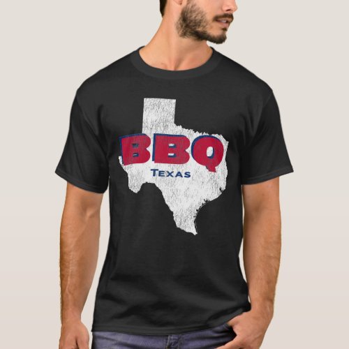 Texas BBQ Shirt Vintage Retro _ State of Texas Bar