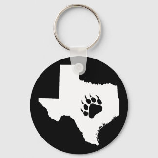 Texas Bear Paw Keychain