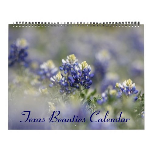 Texas Beauties Create Your Own Bluebonnet Calendar