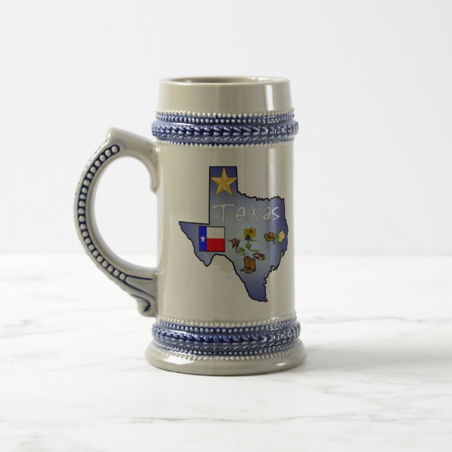 Texas Beer Stein (Left)