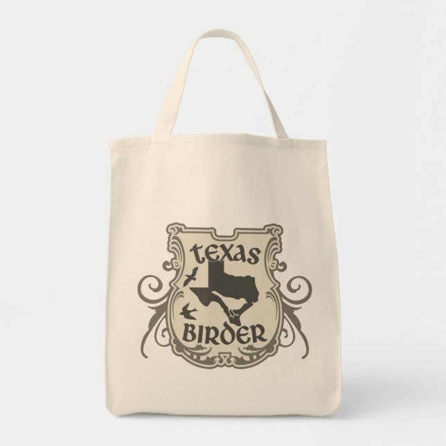 Texas Birder Tote Bag (Front)