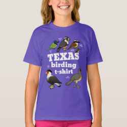 Texas Birding T-Shirt Kids' American Apparel Organic T-Shirt