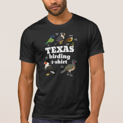 Texas Birding T-Shirt Men's Alternative Apparel Basic Crew Neck T-Shirt