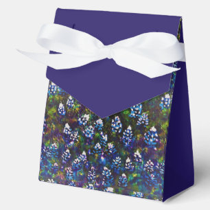 Texas Blue Bonnet Blitz Design Favor Boxes