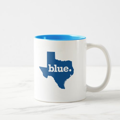 TEXAS BLUE STATE Two_Tone COFFEE MUG