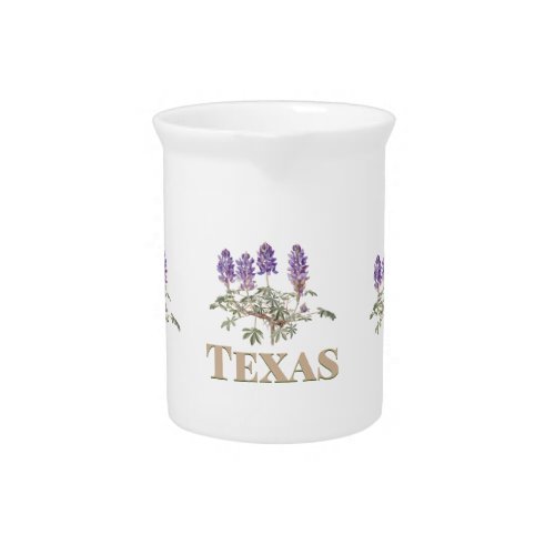 Texas Bluebonnet 2  Beverage Pitcher