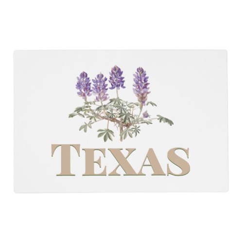 Texas Bluebonnet 2  Placemat