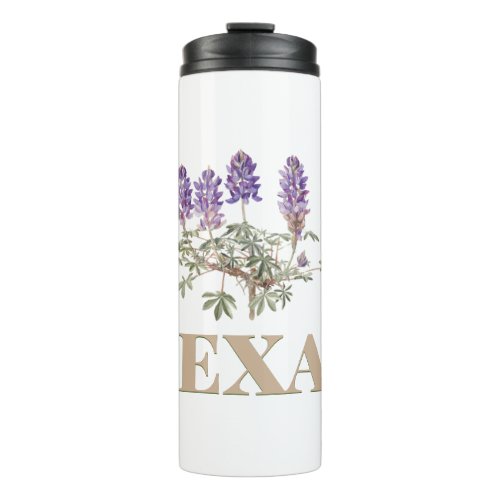 Texas Bluebonnet 2  Thermal Tumbler