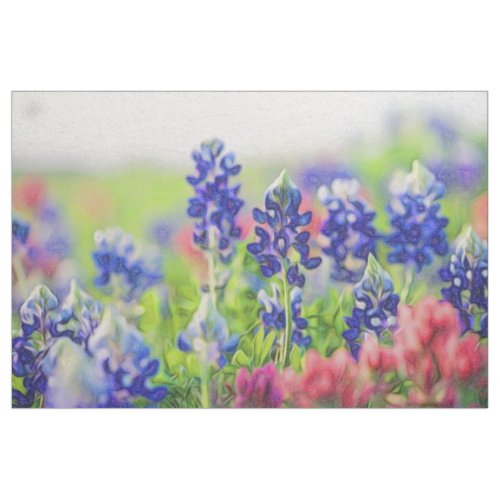 Texas Bluebonnet Fabric