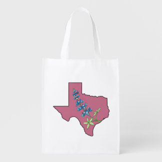 Texas Bluebonnet Grocery Bag