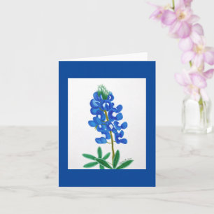 Texas Bluebonnet Inspirational Note Card