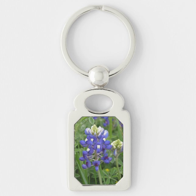 Texas Bluebonnet Keychain (Front)