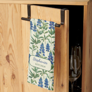 Texas Bluebonnet Kitchen Towel Lupine