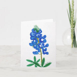 Texas Bluebonnet Note Card