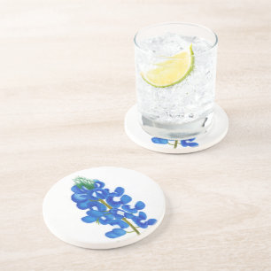 Texas Bluebonnet Sandstone Coaster