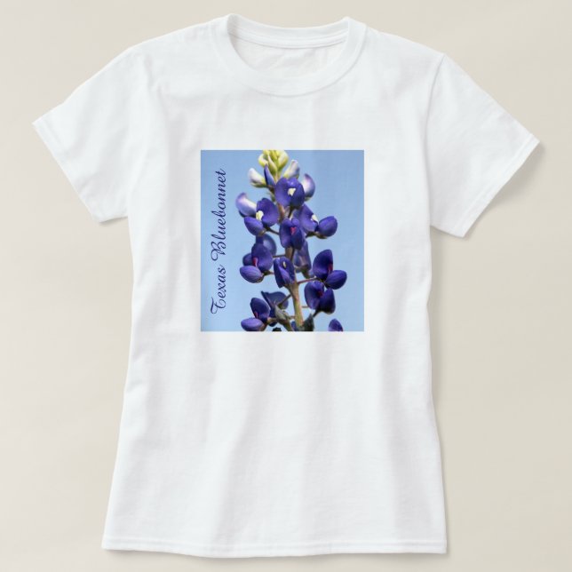 Texas Bluebonnet Tshirt (Design Front)