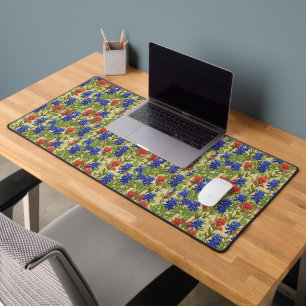 Texas Bluebonnet Wildflower Fields - Hill Country  Desk Mat