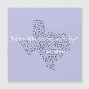 Texas Bluebonnet Wildflowers Message Texas Gift 