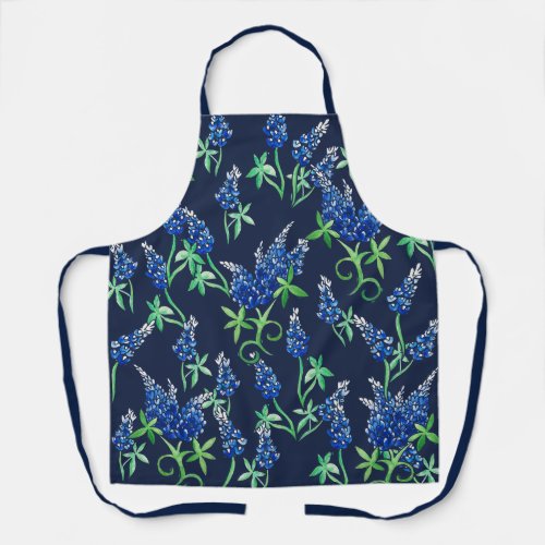 Texas Bluebonnets Apron