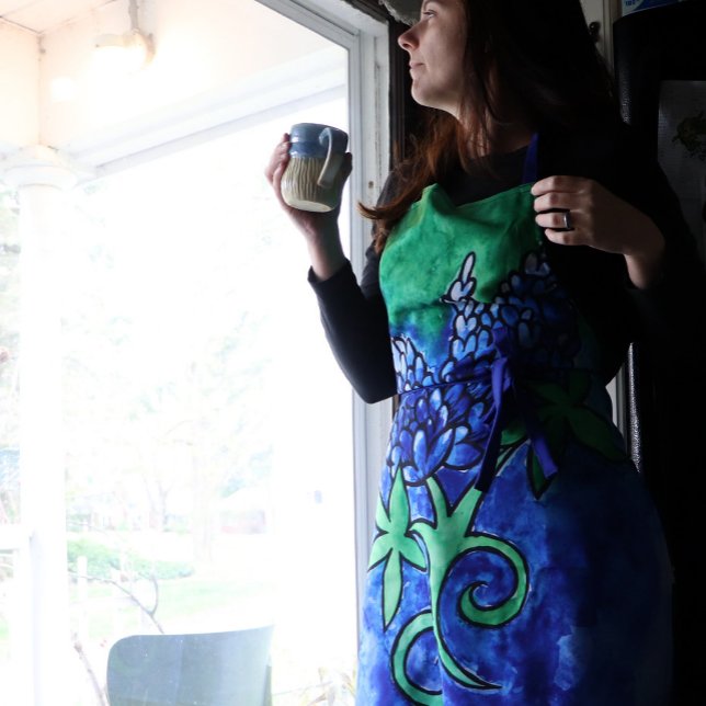 Texas Bluebonnets Apron (Creator Uploaded)