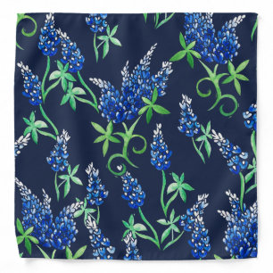 Texas bluebonnets bandana