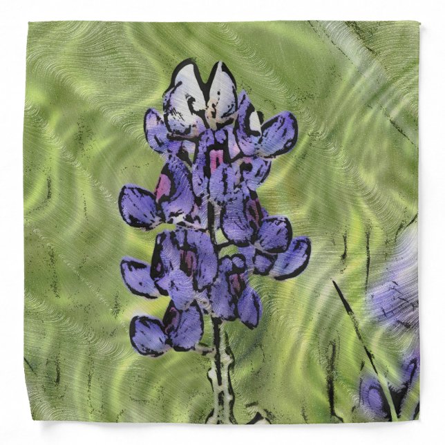 Texas Bluebonnets Bandana (Front)