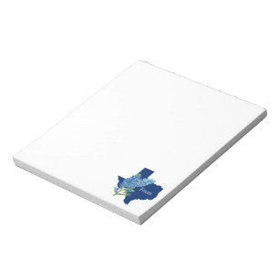 Texas Bluebonnets Blue flowers watercolor Notepad