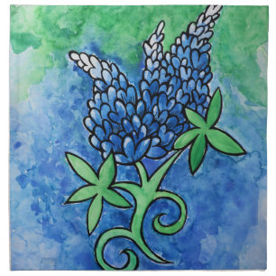 Texas Bluebonnets Cloth Napkin